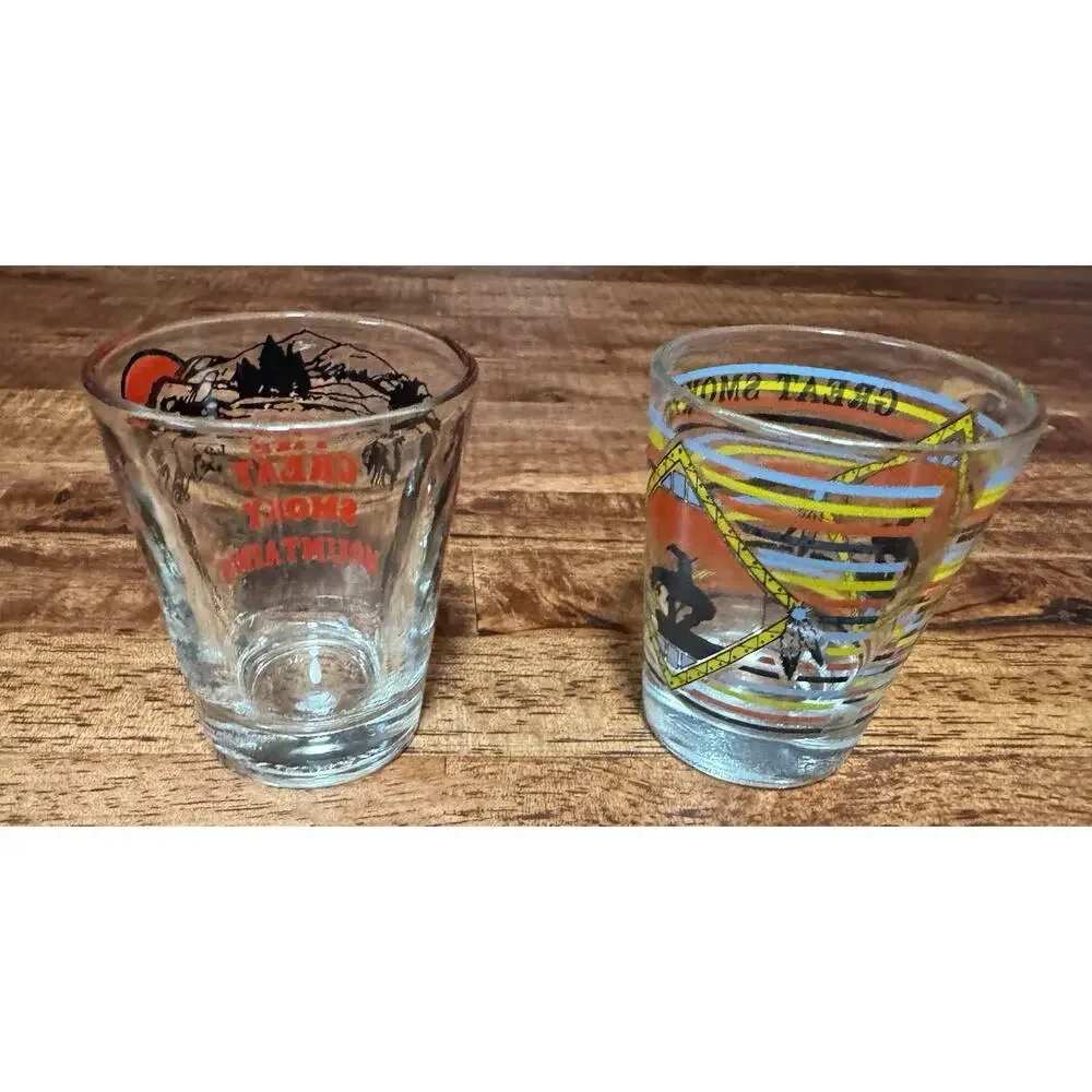 Two Great Smokey Mountains Shot Glasses